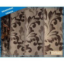 Blankout Silber Jacquard Chenille Vorhang